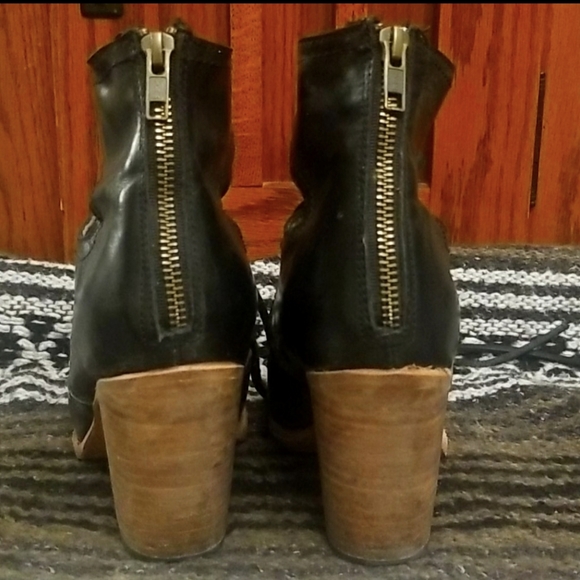 Freebird by Steven FLAME Booties Black Size 7 - Picture 3 of 11